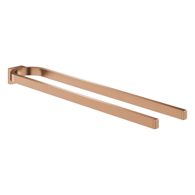 GROHE Selection Handdoekhouder - 36cm - dubbel - niet draaibaar - brushed warm sunset