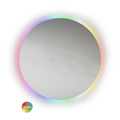 Looox Cm line CM line Spiegel - 100cm - rond - met RGBW-Led verlichting