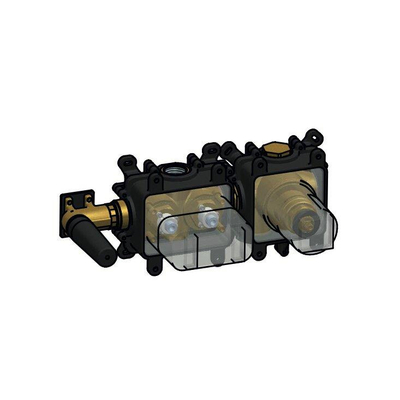 Hotbath Gal Inbouwdeel - inbouw thermostaat - 2 pushbuttons