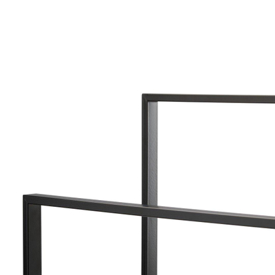 Aquanova Yuri Handdoekrek Staand 45x20x83cm Mat Zwart