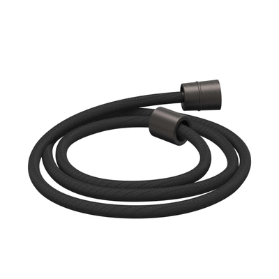 IVY Tribe Regendoucheset - inbouw - 2-weg stop-omstel - 20cm plafondbuis - 30cm medium hoofddouche rond - houder met uitlaat - 150cm doucheslang - staafmodel handdouche - RVS316 - geborsteld carbon black PVD