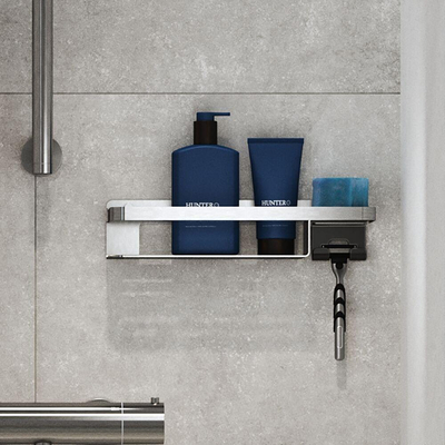 Tiger Caddy Douchemand met handdoekhaak 32 cm RVS geborsteld