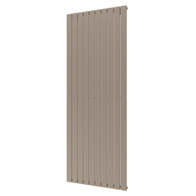 Plieger Cavallino Retto designradiator verticaal enkel middenaansluiting 2000x754mm 1666W zandsteen