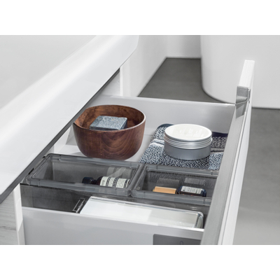 Villeroy & Boch Subway 2.0 wastafelonderkast 128.7x59cm 4 lades White wood