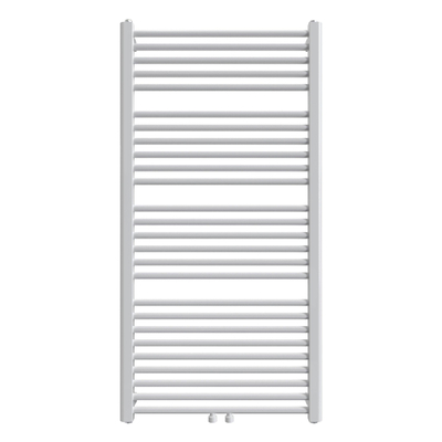Royal Plaza Sorbus R handdoekradiator - 40x120cm - 438watt - middenaansluiting - glans wit