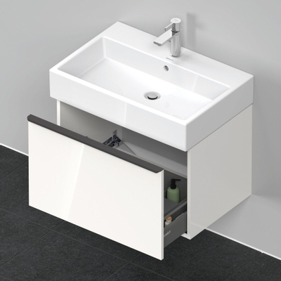 Duravit D-Neo wastafelonderkast 68.4x44x44.2cm 1 lade wit Hoogglans