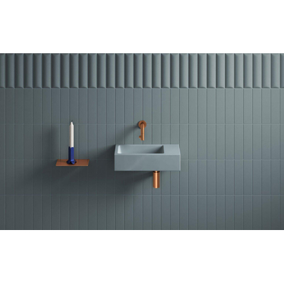 Clou Sjokker telefoon/douche planchet wandmodel brons gebo. PVD