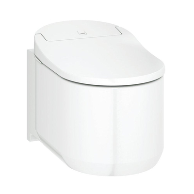 GROHE Sensia Arena Douche WC set - inbouwreservoir geintegreerde netspanning- en douchewc aansluiting - diepspoel - spoelrandloos - met zitting - glans wit