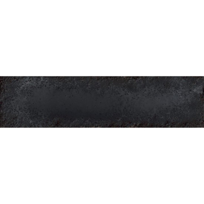 Viva Metal Brick Wandtegel 6x24cm 9.5mm Black