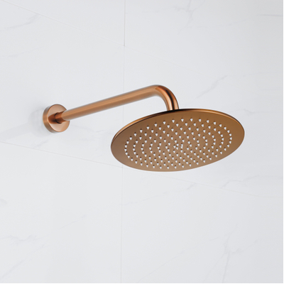 Fortifura Calvi Hoofddouche 30cm rond 6mm Geborsteld koper PVD (Koper)