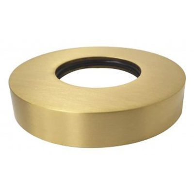 Wiesbaden Star sifon rozet 32 mm x 65 mm geborsteld messing