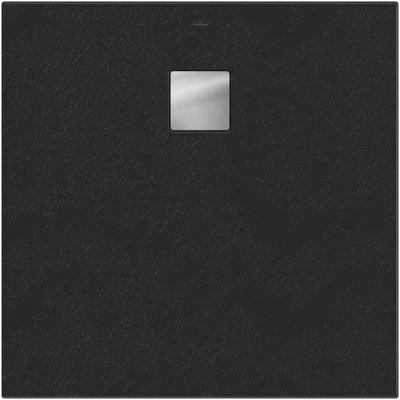 Villeroy & Boch Excello douchevloer 90x90cm polyurethaan/acryl nature antracite