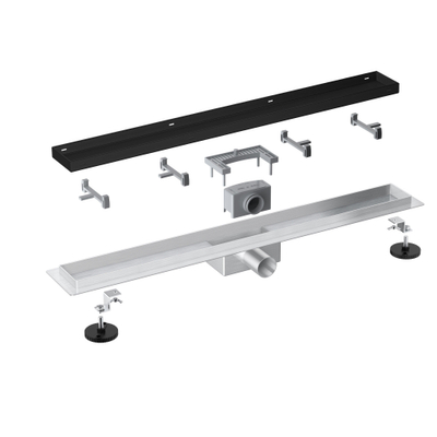 Fortifura Galeria omkeerbaar rooster - 90cm - mat zwart