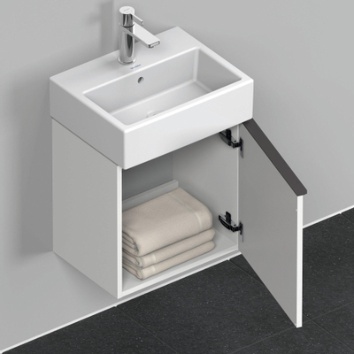 Duravit D-Neo wastafelonderkast 43.4x44x32.2cm Rechtsdraaiend 1 deur wit Mat