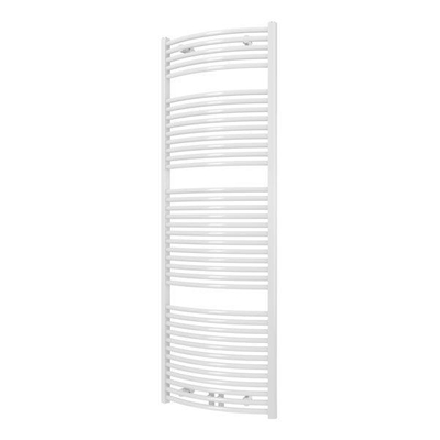 Plieger Palmyra designradiator horizontaal gebogen middenaansluiting 1775x600mm 1046W wit