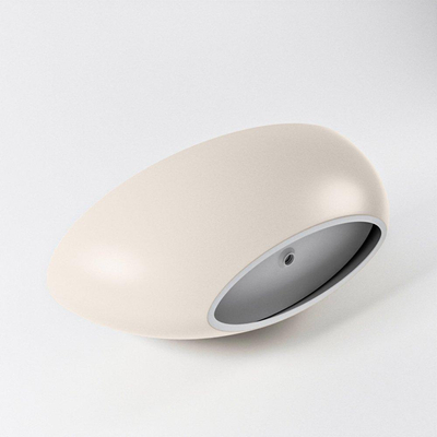 MONDIAZ FLOAT Vrijstaand bad - 170x80cm - linen/talc