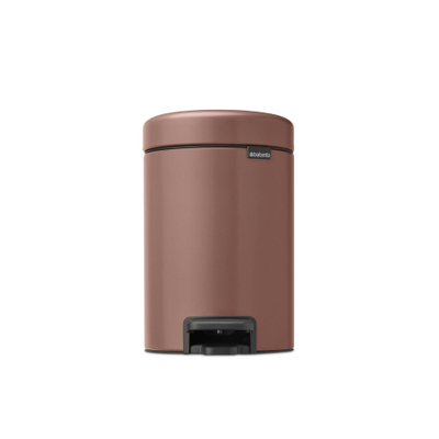 Brabantia NewIcon Pedaalemmer - 3 liter - kunststof binnenemmer - satin taupe
