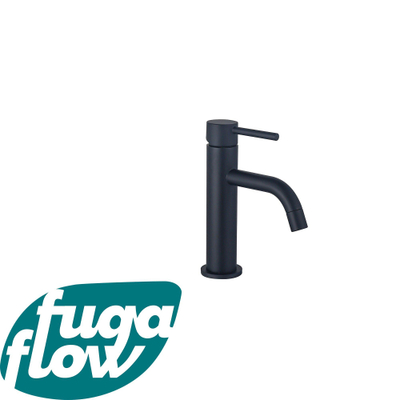 FugaFlow Eccelente Sobrado Badkamer Slim Wastafelkraan - 17.3cm - opbouw - mat zwart