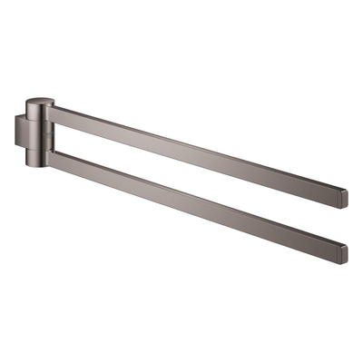 GROHE Selection Handdoekhouder - 40cm - dubbel - draaibaar - hard graphite