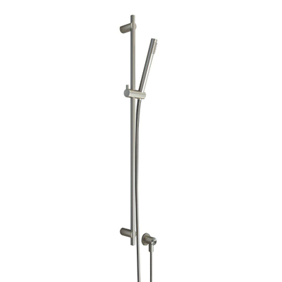 Hotbath Archie glijstang 90 cm met wanduitlaat doucheslang 150cm en handdouche RVS