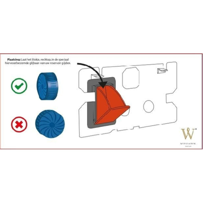 Wiesbaden set à 12 stuks toiletblokjes blauw tbv Geberit OUTLETSTORE