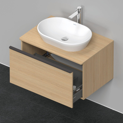 Duravit D-Neo wastafelonderkast 80x45.9x55cm 1 lade Natuur eiken Mat