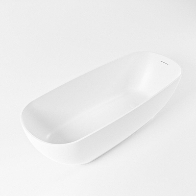 MONDIAZ ROCK Vrijstaand bad - 170x70cm - talc