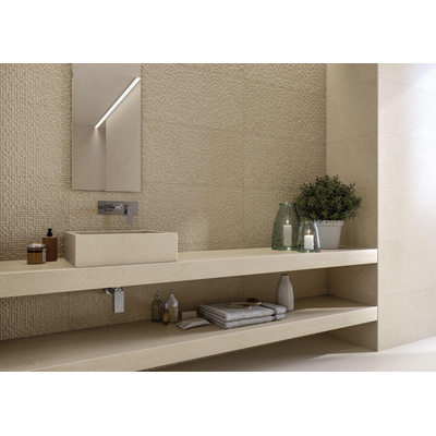 Cifre Ceramica Norwich wand- en vloertegel - 60x120cm - gerectificeerd - Betonlook - Sand mat (beige)