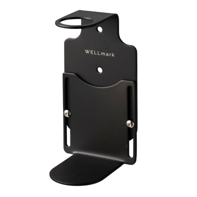 Wellmark Zeephouder Wand voor 1 zeepdispenser Mat Zwart