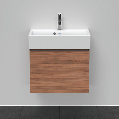 Duravit D-Neo wastafelonderkast 58.4x44x37.2cm 1 lade met softclose Noten Mat