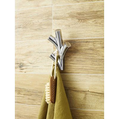 Smedbo Dry Handdoekhouder - 9.1x15.4x5.3cm - ophangen - Zinklegering Chroom