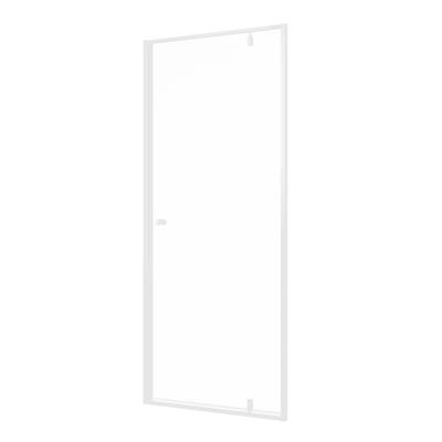 Sealskin Contour Draaideur voor nis 90x200 cm, 6 mm helder veiligheidsglas Mat wit