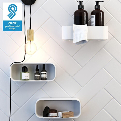 Tiger 2 Store Wandrekje/Douchemandje 25cm Wit