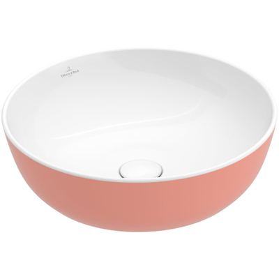 Villeroy & Boch Artis opzetwastafel rond Ø43x12.5cm zonder kraangat zonder overloop powder