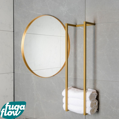 FugaFlow Efficiente Acces Handdoekrek - 95x25x20cm - Glans Goud