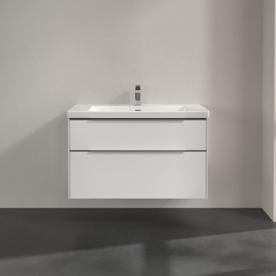 Villeroy & Boch Subway 3.0 wastafelonderkast 97.3x57.9cm 2 lades Brilliant white