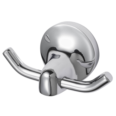 Haceka Aspen Handdoekhaak - dubbel - rond - chroom