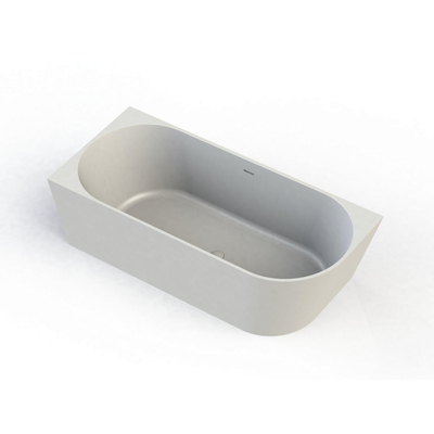 Arcqua Pinto half vrijstaand ligbad 160x70 Links glans wit