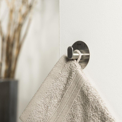 Tiger Haak Pull RVS geborsteld 5x5x2.4cm