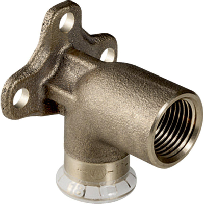 Geberit Mapress Muurplaat 90° koper 15 mm 1/2 bidr verhoogd