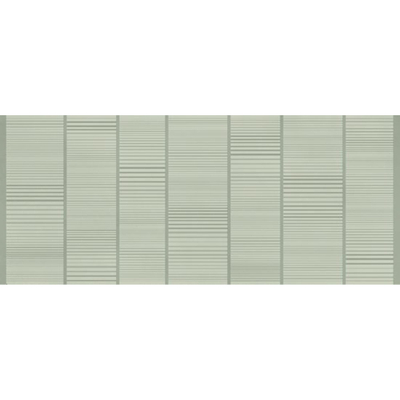 Atlas Concorde Boost Color Decor-strip - 50x120cm - 8.5mm - gerectificeerd - Witte scherf - Mint (Groen)