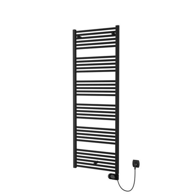 Plieger Elba Electrical elektrische designradiator - 1702X600mm - met thermostaat - 900w - mat zwart