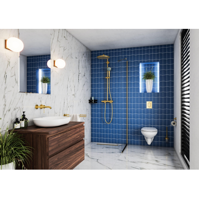 GROHE Arena cosmopolitan S-size drukplaat cool sunrise geborsteld