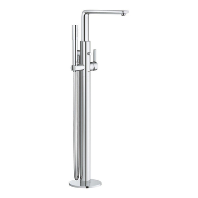 GROHE Lineare New afbouwdeel voor vrijstaande badkraan vloermontage met omstel m. sena handdouche en doucheslang 125cm chroom
