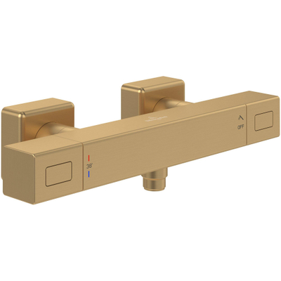 Villeroy & Boch Universal Taps & Fittings Douchethermostaat voor douche Hoekig - Brushed Gold (goud)