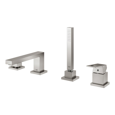 GROHE Eurocube afbouwdeel v. 4-gats badrandkraan supersteel
