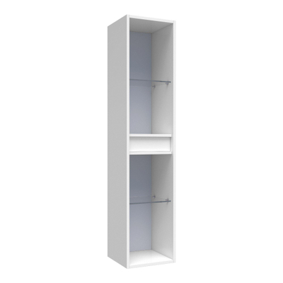 Ichoice Hoge Kast Open 160 Hoogglans Wit 35x160x35cm MDF (meervoudig gelakt)