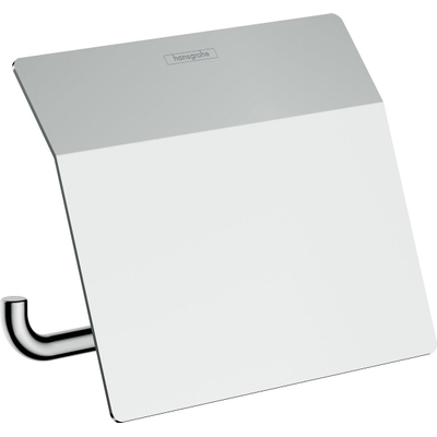 Hansgrohe Addstoris closetrolhouder met klep chroom