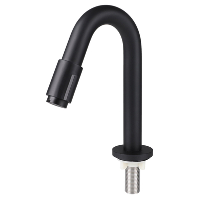 Differnz Fonteinkraan gebogen 19cm mat zwart