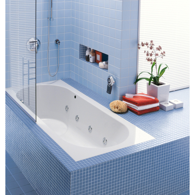 Villeroy & Boch Libra bad 170x75cm quaryl rechthoekig met poten wit